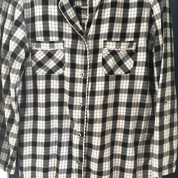 Women’s Victoria’s Secret Plaid Flannel Pajama Set Size Medium - Picture 4 of 11